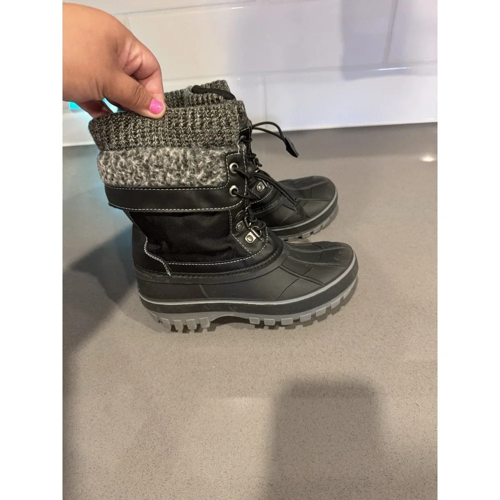 Girls Snow Boots With Cuff
